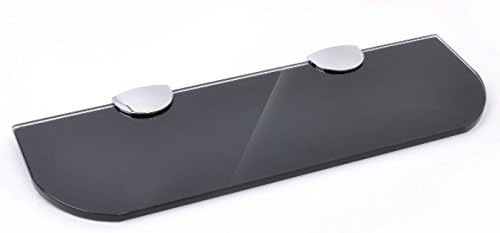 Glasablage mit abgerundeten Ecken (40 x 10 cm)