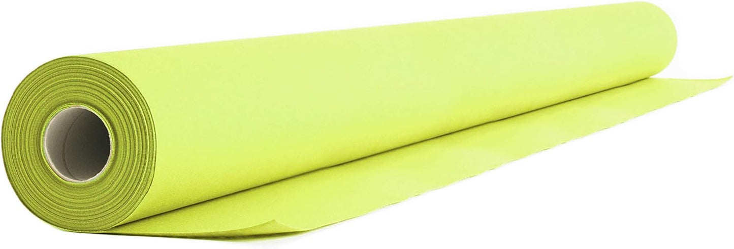 Airlaid Tischdeckenrolle, 2400 x 120 cm (Rechteckig) Grün Kiwi