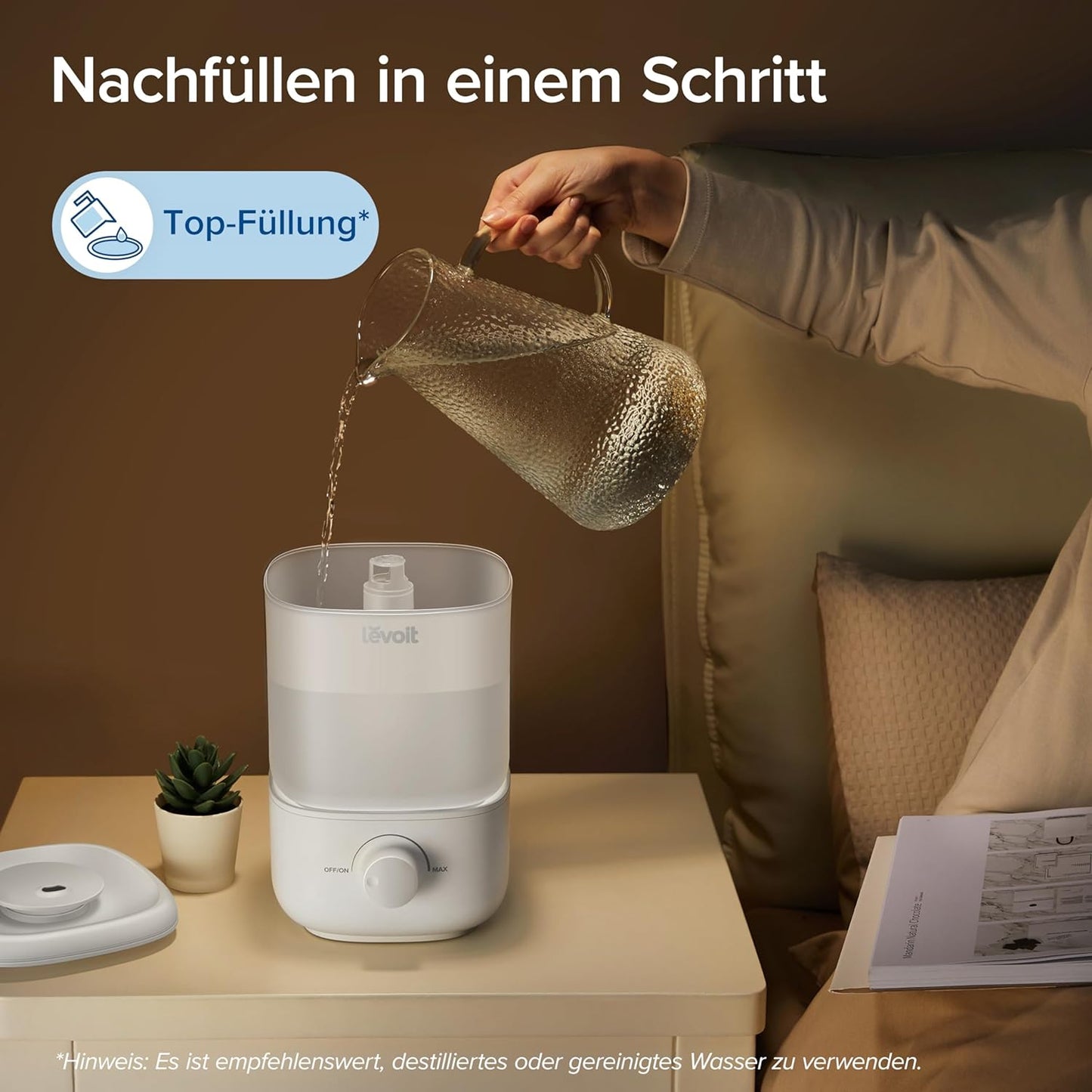 Mini Raumbefeuchter Classic 160, 2,5L Luftbefeuchter