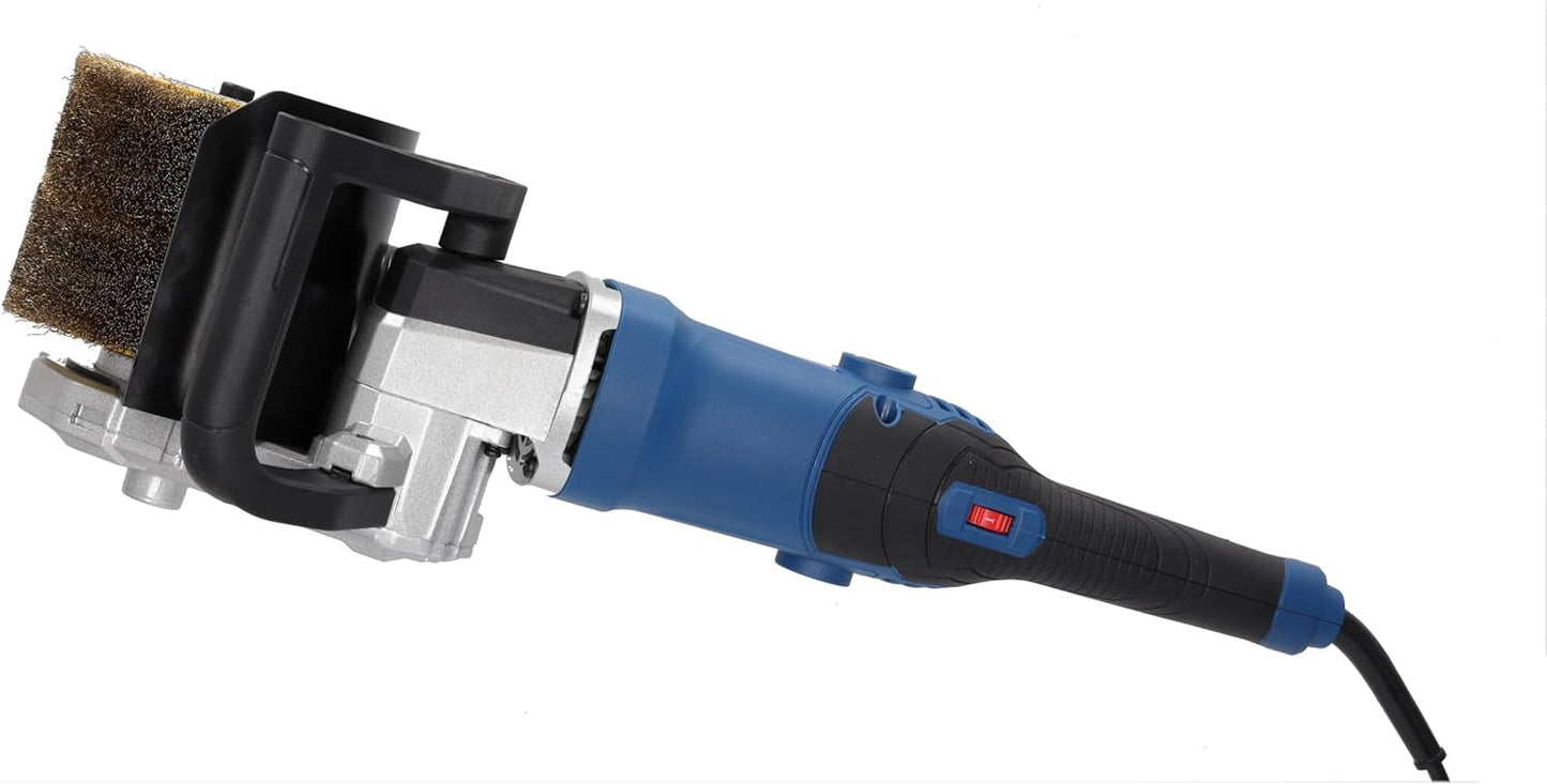 Satiniermaschine mit Bürste