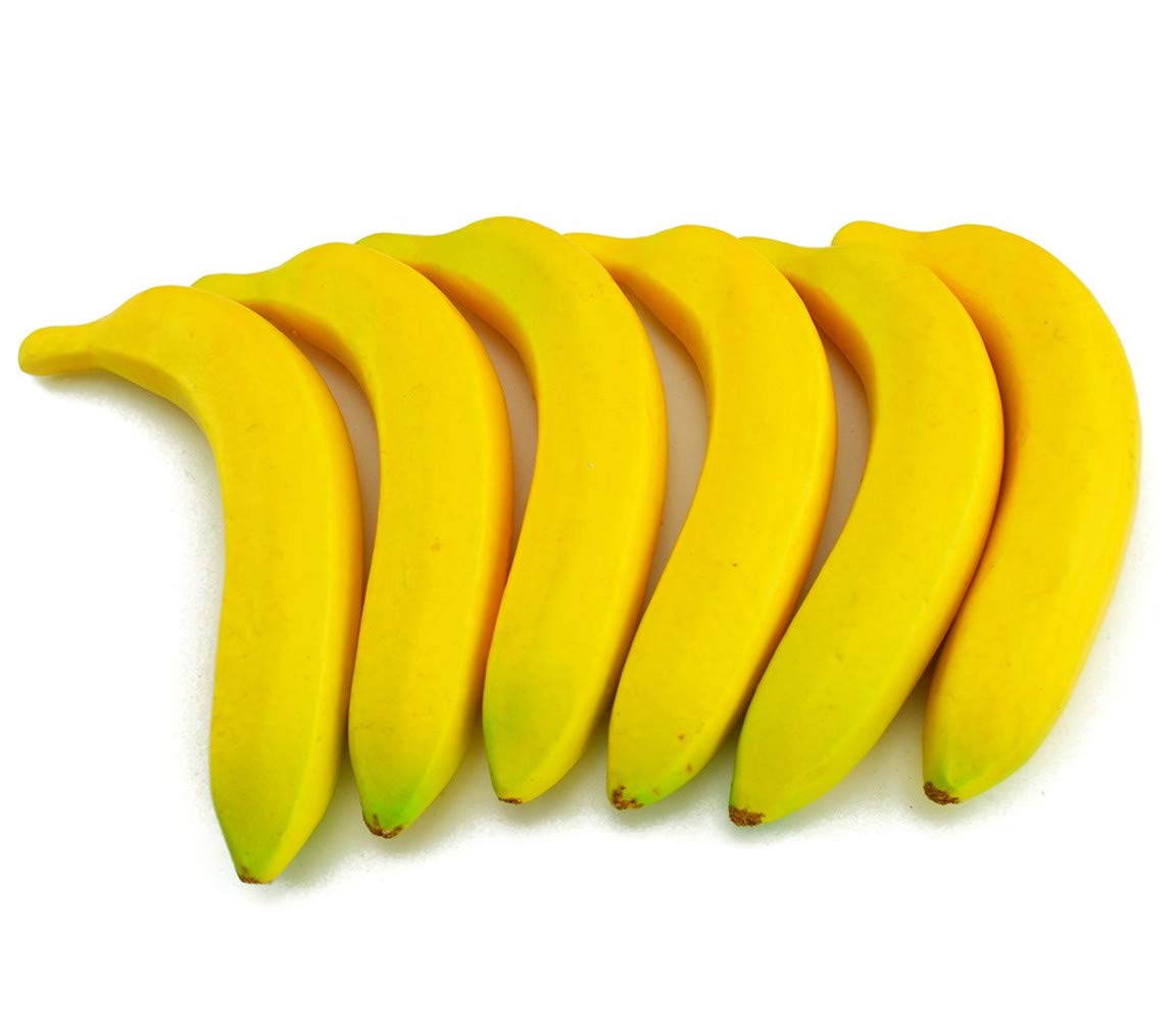 Fake Bananen-Dekoration, 6 Stück, Banana