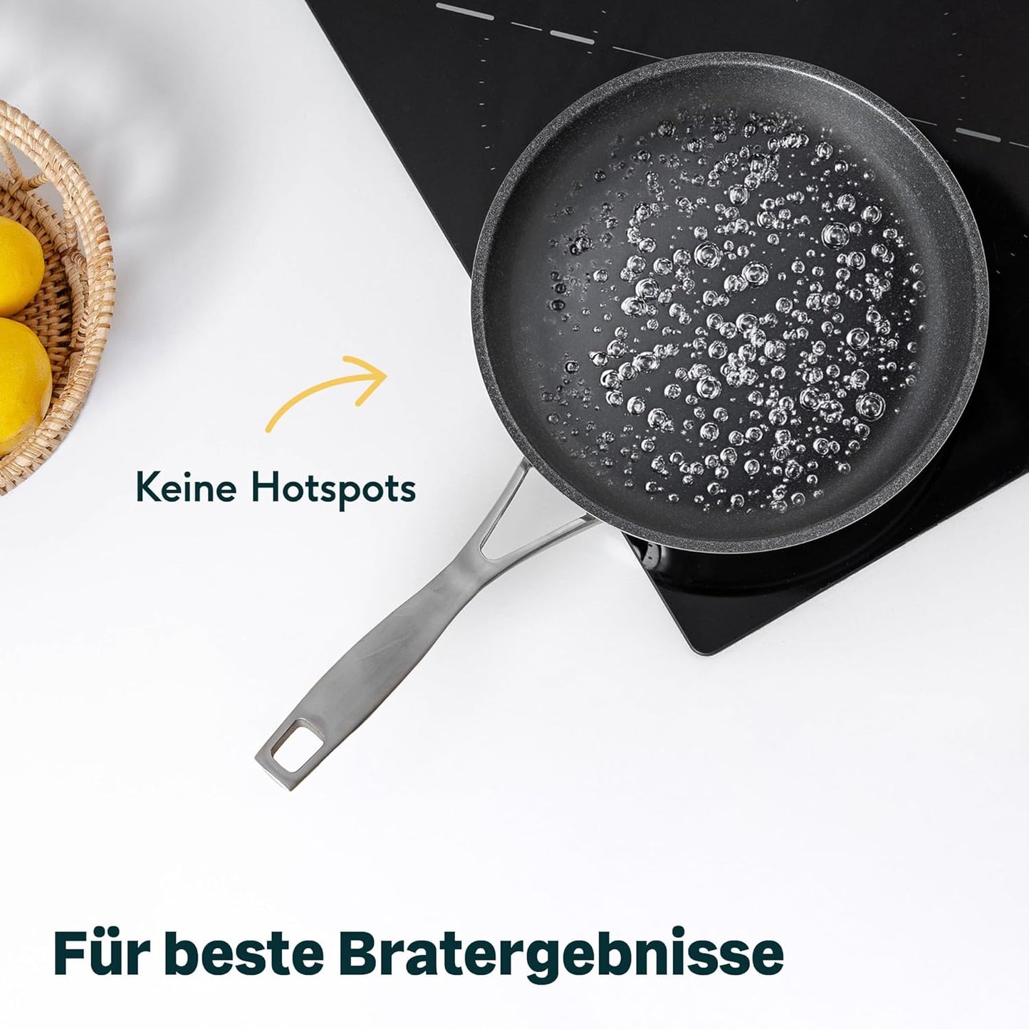 Induktionsgeeignetes Pfannen-Set, Beschichtet 2er Set | 20 + 28cm