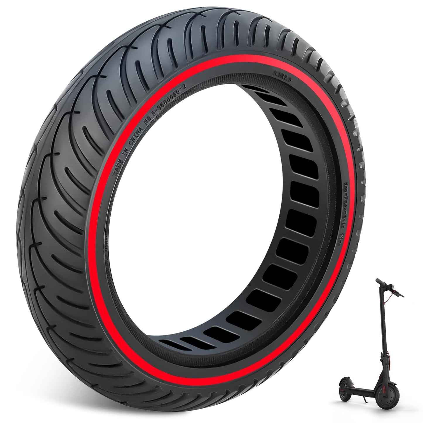 Vollgummireifen für E-Scooter, Vollgummi Reifen-8.5x2.0