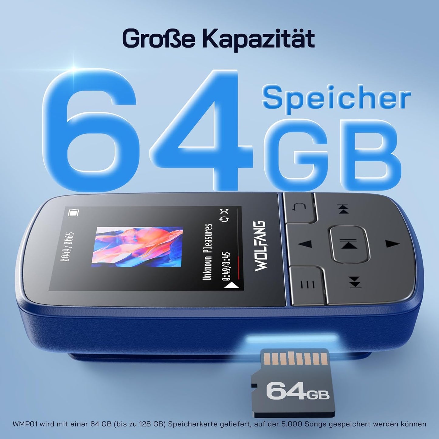 MP3-Player mit Bluetooth 5.2 & Sportclip