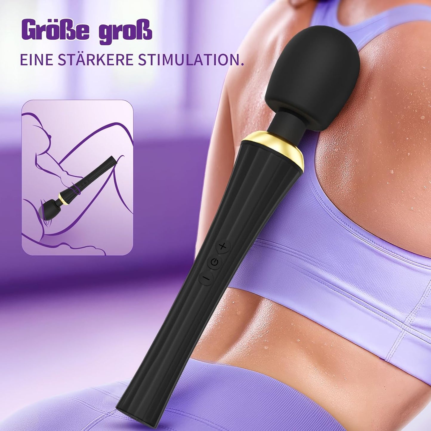 Flexibler Vibrator mit 5 Frequenzen und 3 Stärken