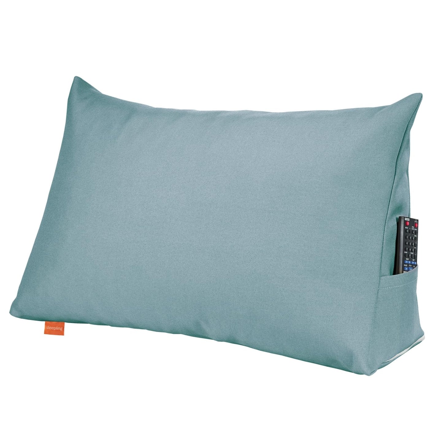 Rückenkissen Keilkissen mit Seitenfach 70x40x20cm, Türkis 70 x 40 x 20 cm
