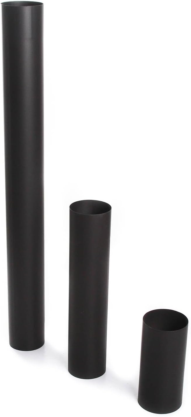 Rauchrohr feueraluminiert 110 mm (50 cm Länge), 110 mm Rohr 50 Cm