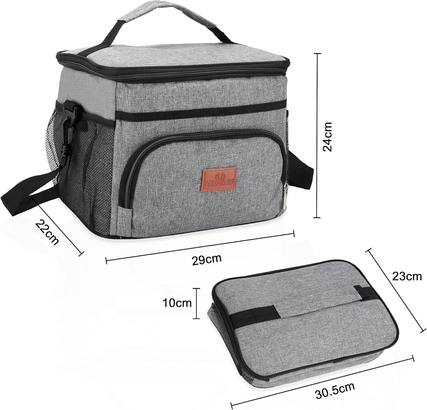 Tragbare Thermo-Kühltasche, Kühltasche 15 Liter