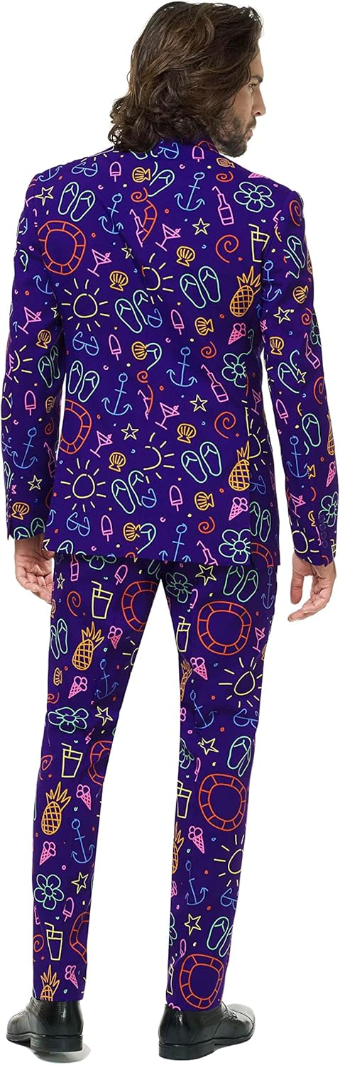 Party-Anzugset für Herren, 48 Doodle Dude