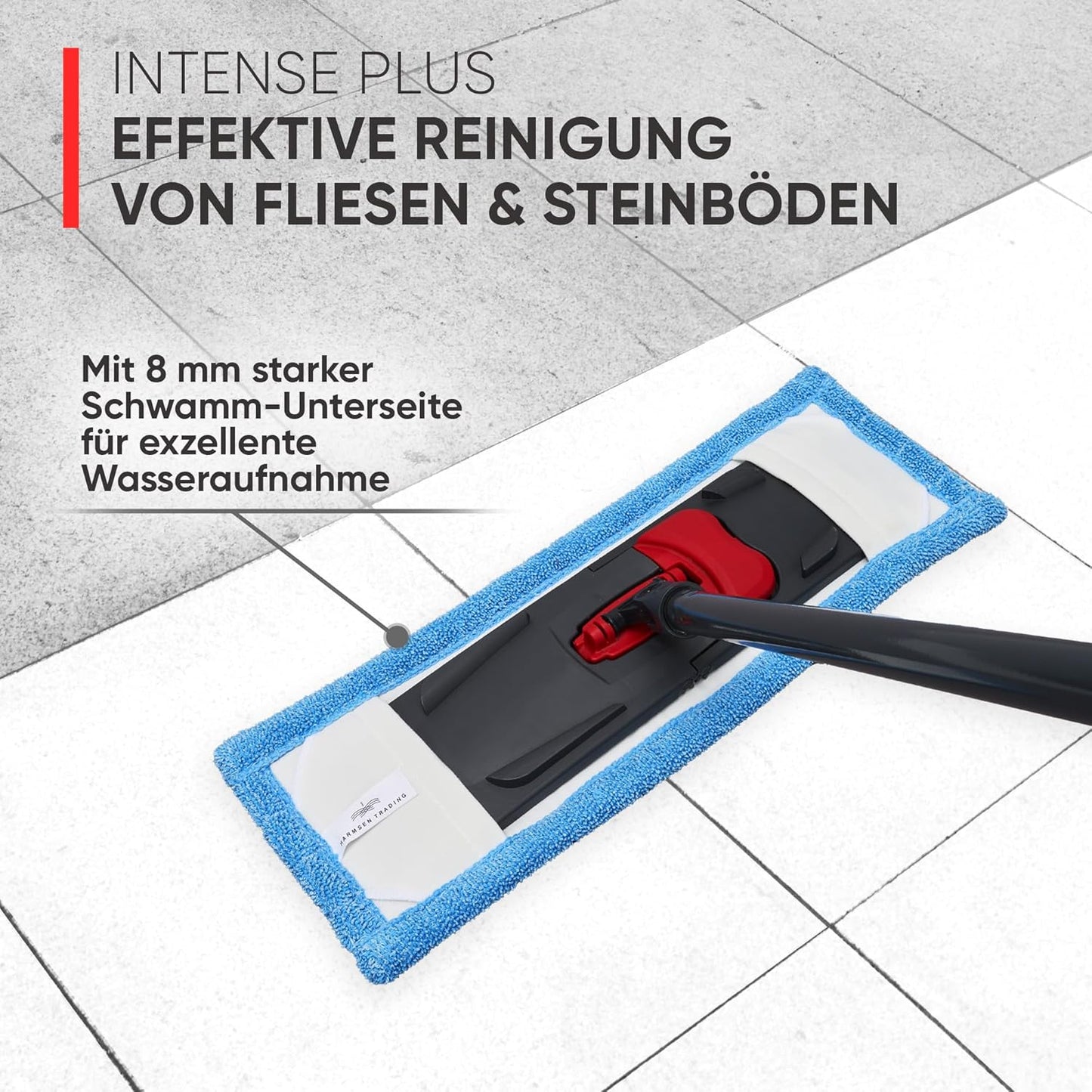 Wischmopp-Bezüge für Fliesen & Stein, 10er-Set, 40 cm, Fliesen & Steinböden 40 cm - 10 Stück