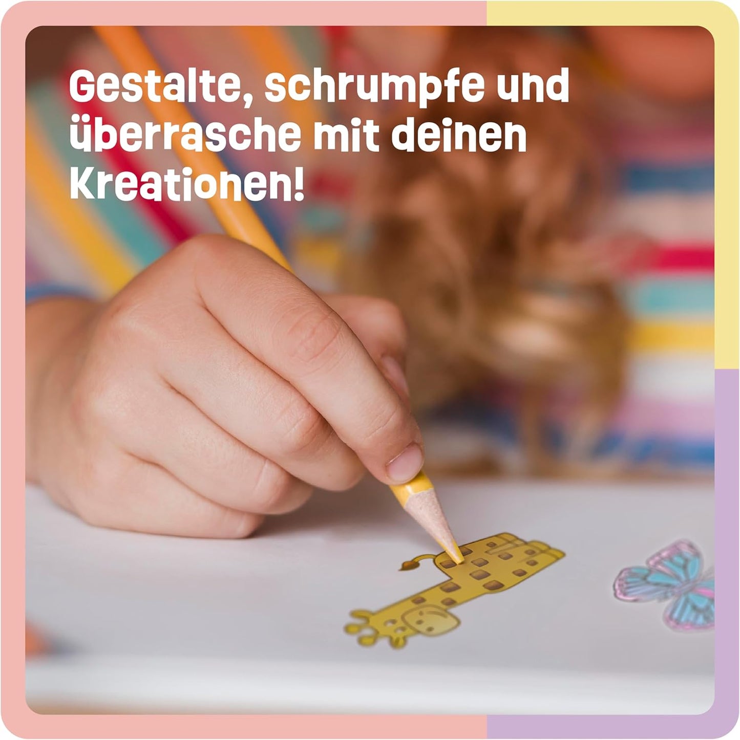 Schrumpffolien-Set zum Basteln, 40 Stück (1er Pack)