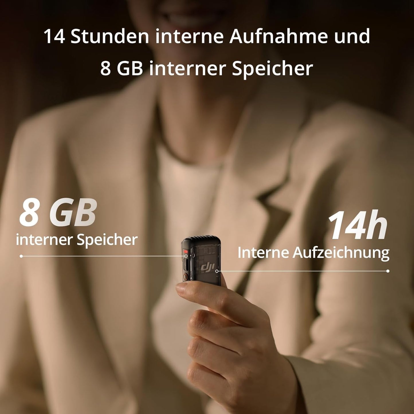 Mic 2 Transmitter, Mic 2-Sender (Schattenschwarz)
