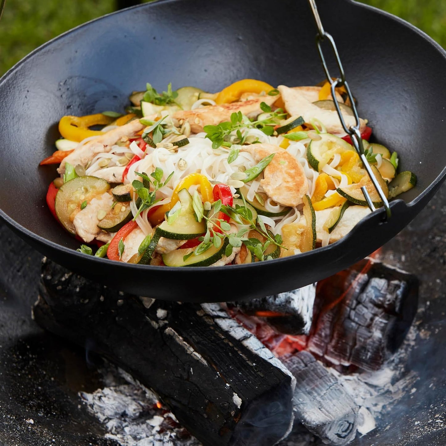Junko Wok für Schwenkgrill (37 cm)
