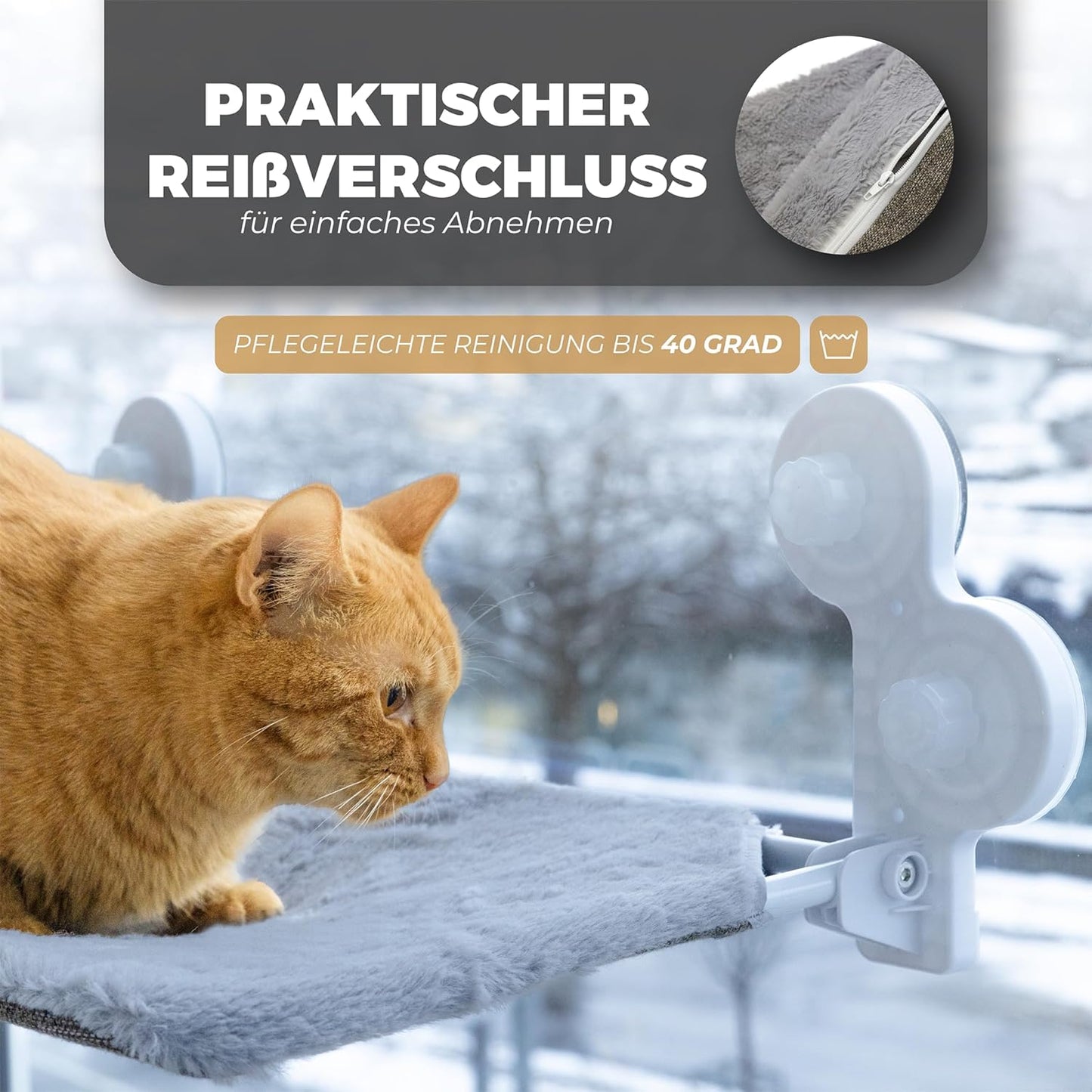 Katzen Fensterliege Hängematte