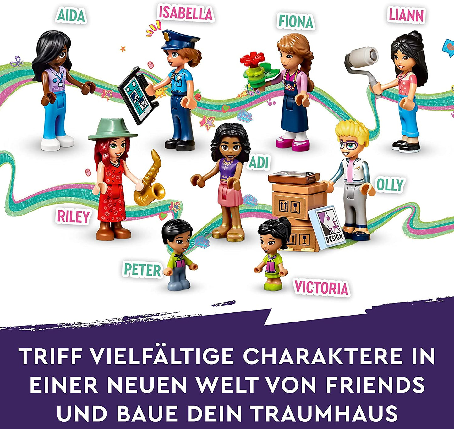 41732 Friends Stadtzentrum, Konstruktionsspielzeug, Single