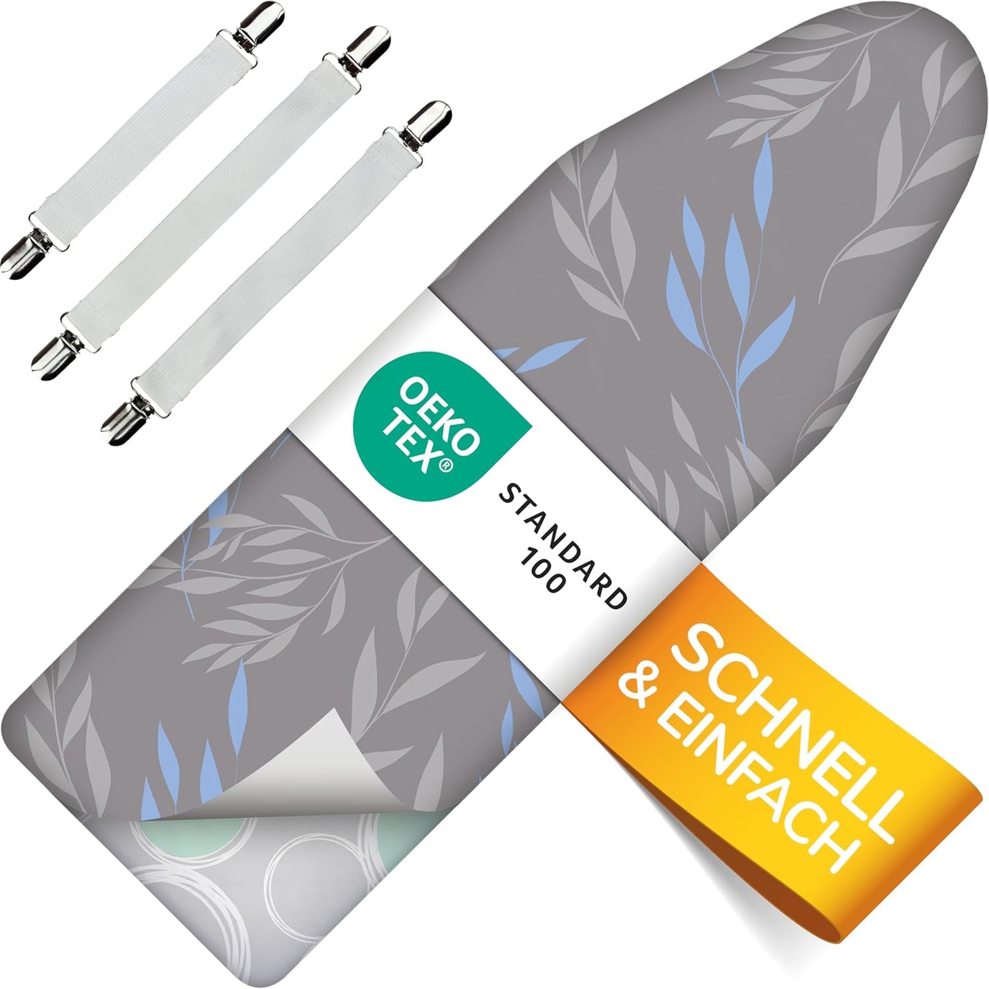 Turbo-Bügelbrettbezug mit Thermoreflexion (XXXL), Blaugrau XXXL