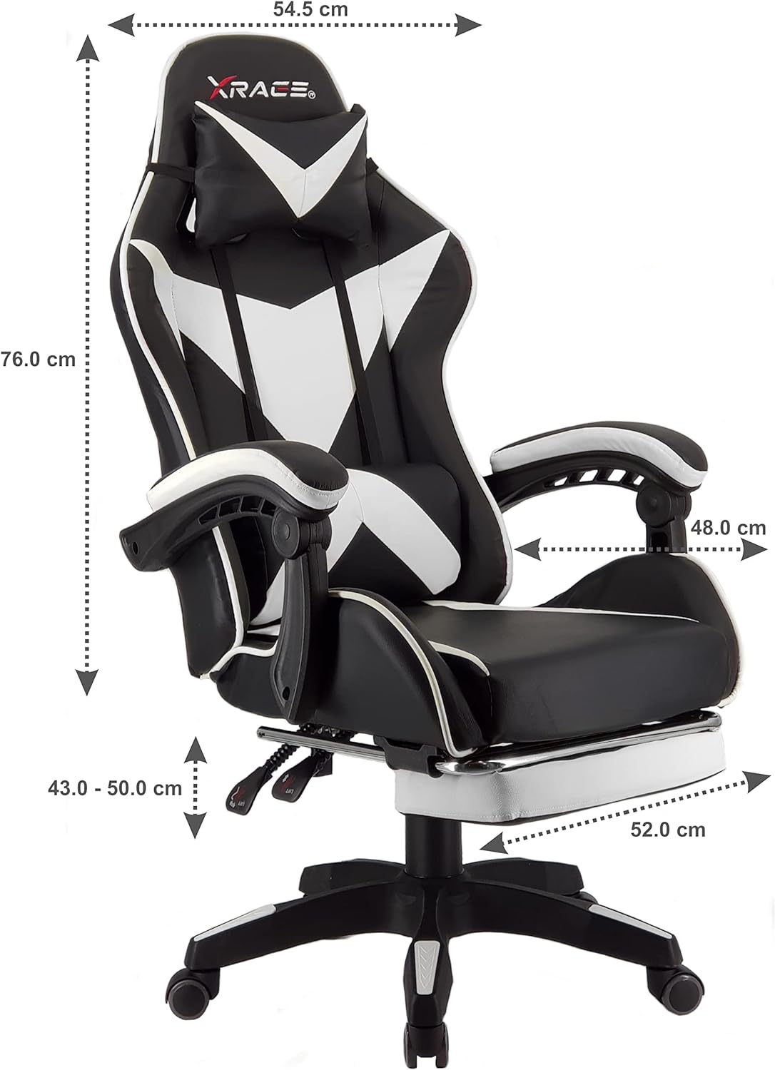 Gaming Sessel, Weiss