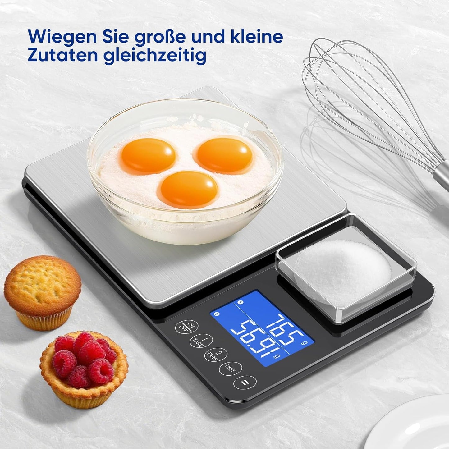 Digitale Küchenwaage mit Addierfunktion, K600H