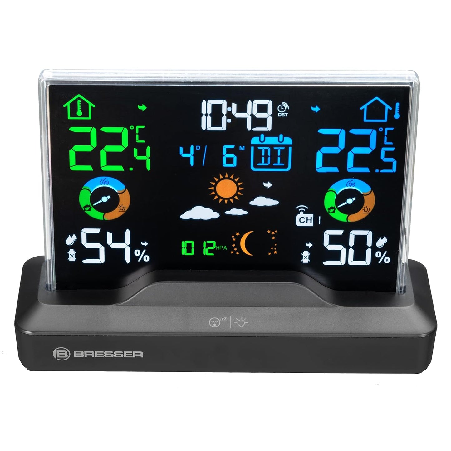 Funk-Farbwetterstation mit Aussensensor