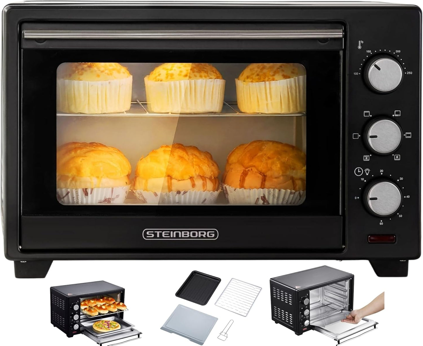 Mini Backofen mit Umluft