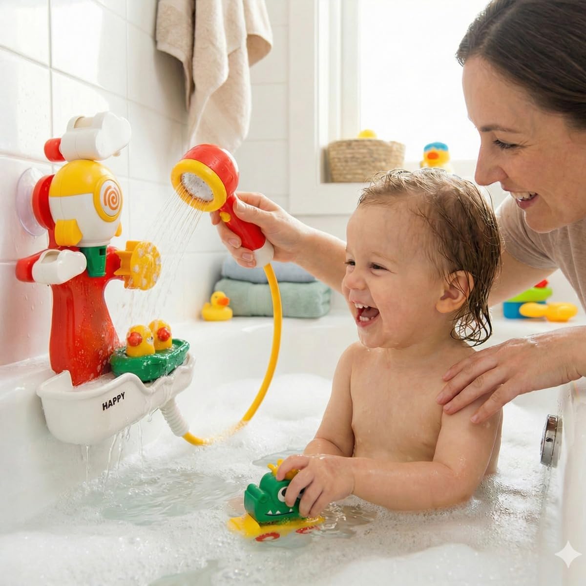 Interaktives Badespielzeug-Set für Kleinkinder