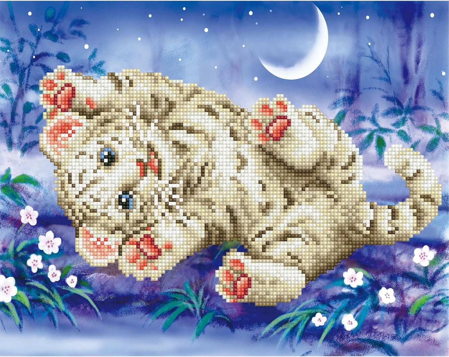 Diamond-Painting Baby Tiger