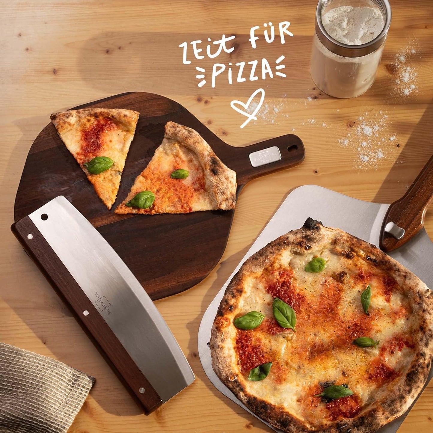 Pizzabrett, Einzeln Servierbrett