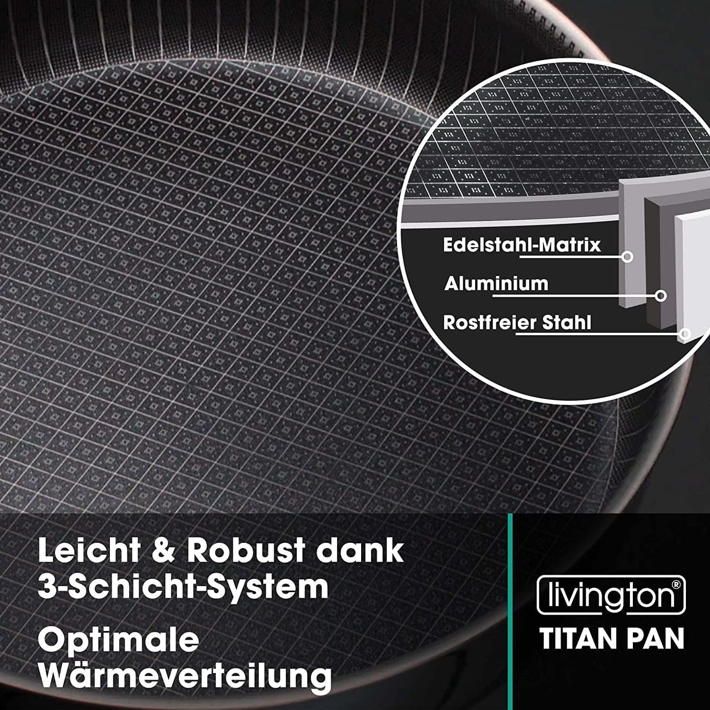 Titan Pan Hochrandpfanne 28 cm, M29256
