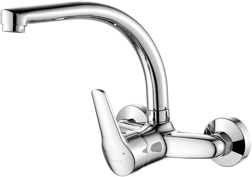 Roma M16350 Küchenarmatur für die Wandmontage, M Silber