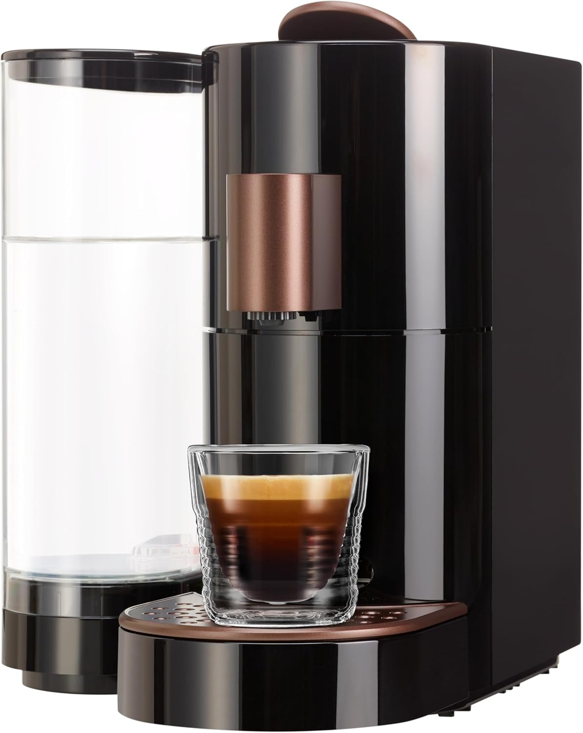 Kapselmaschine TWINS II, Black-copper Modern