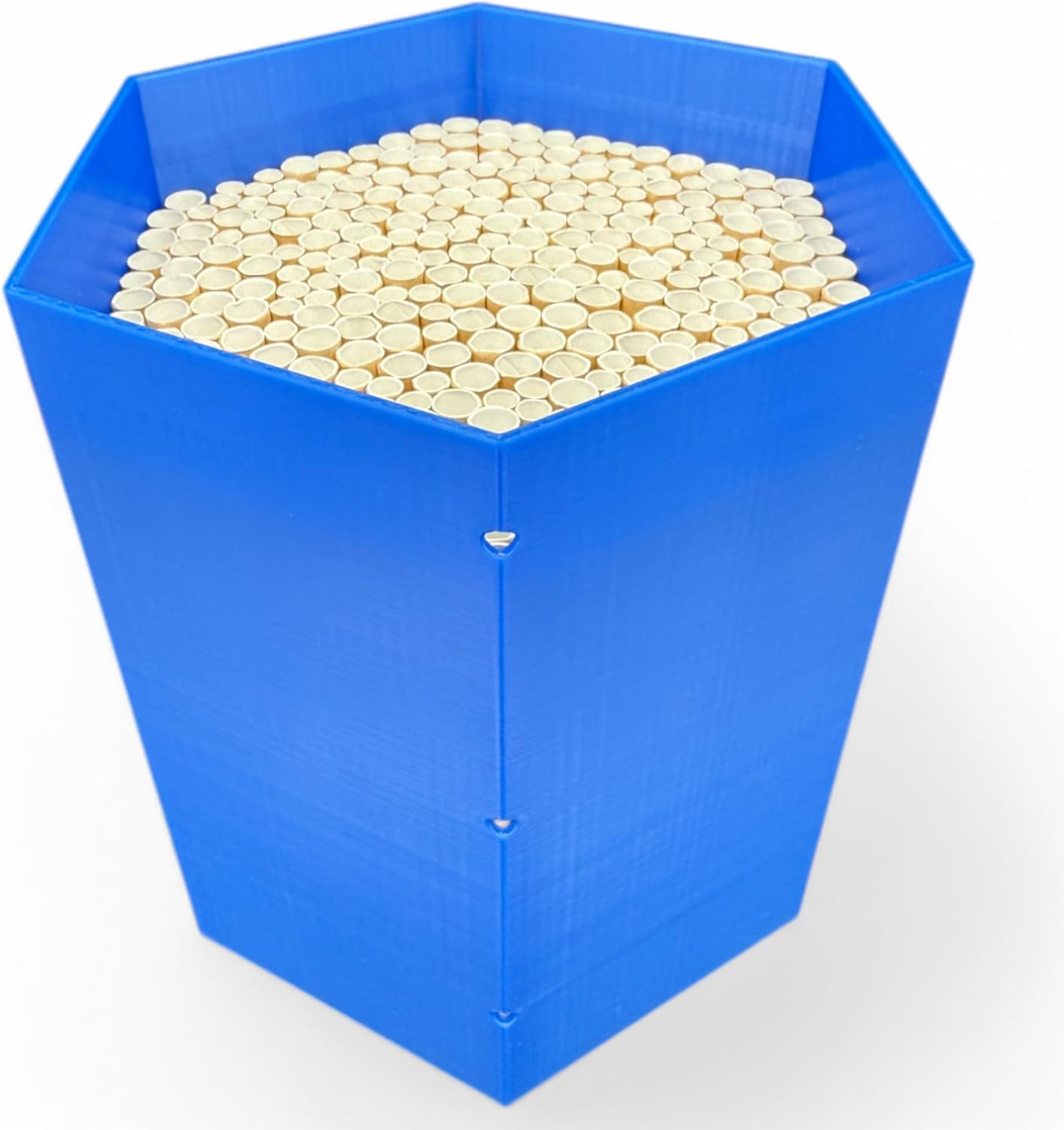 Wildbienen-Nisthilfe mit 300 Nisthülsen, Blau ca. 300 Niströhren