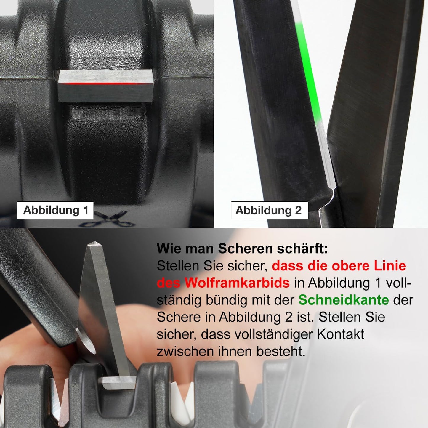 5-in-1 Küchenmesserschärfer 104N, Professioneller 5-in-1