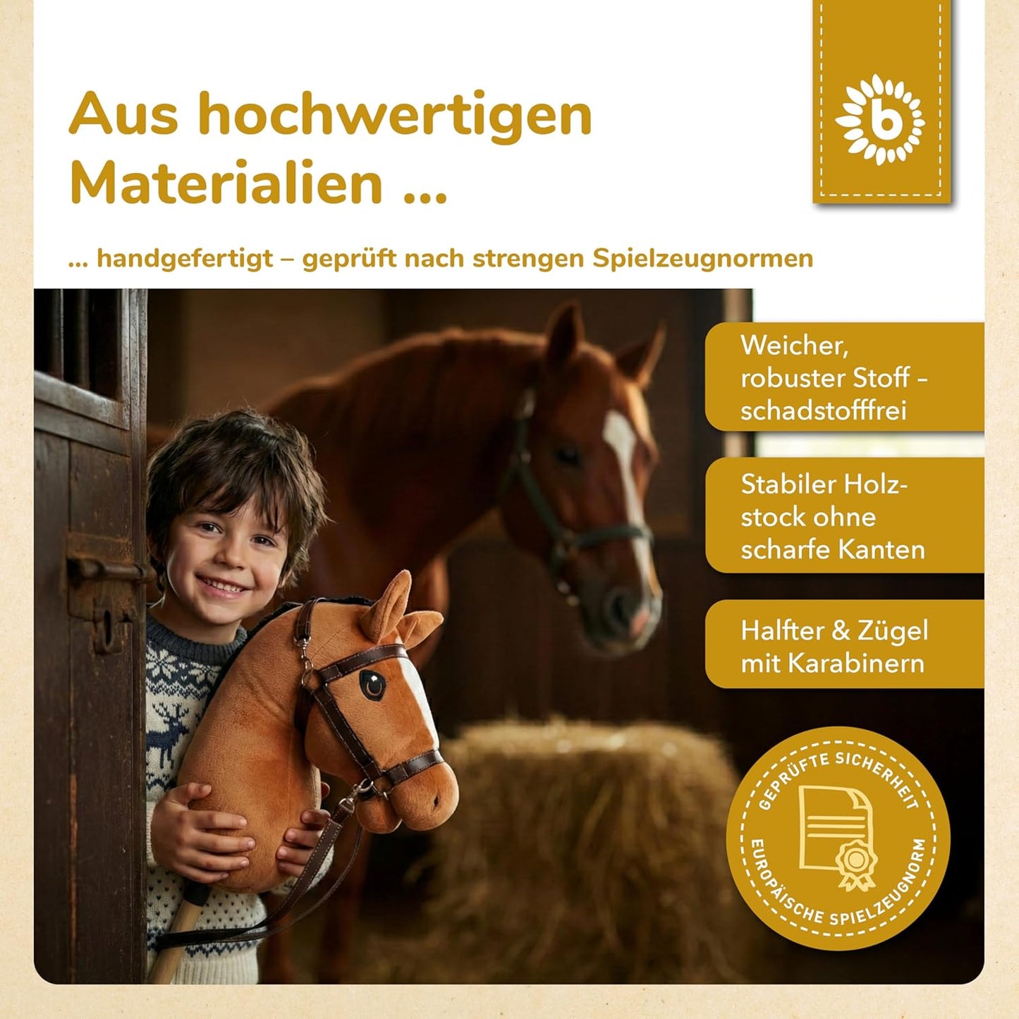 Hobby Horse Steckenpferd, Fuchs Medium