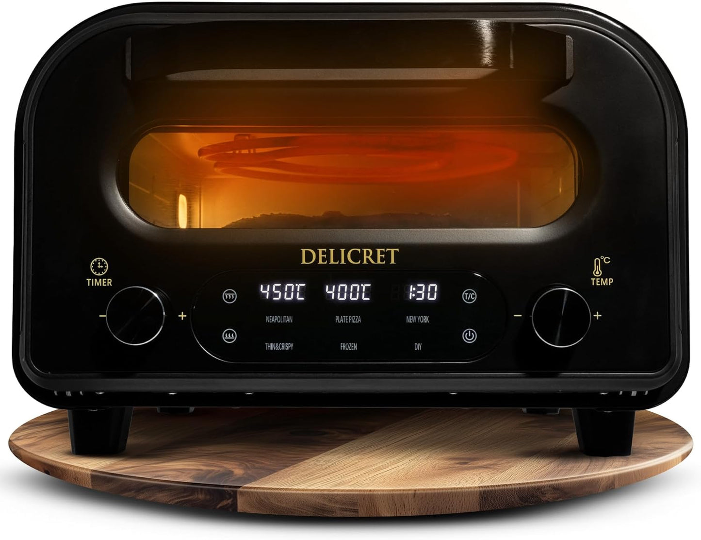 Elektrischer Pizzaofen-Set für Napoletana Pizza, Deluxe Kit