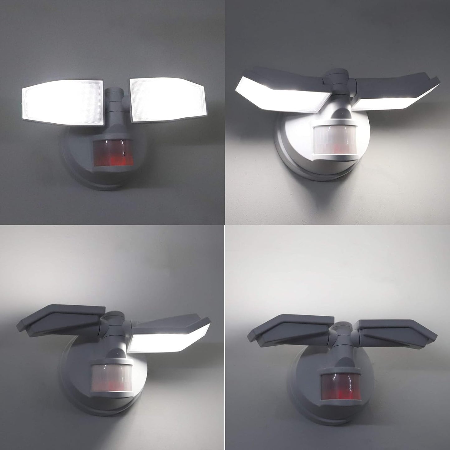 LED-Strahler mit Bewegungsmelder, Weiss