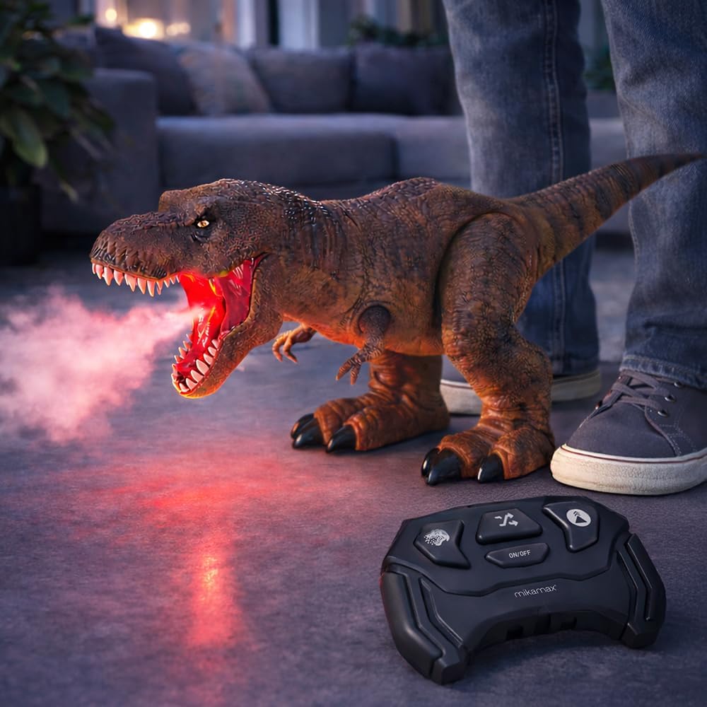 RC-Dinosaurier mit Rauch- und Soundeffekten