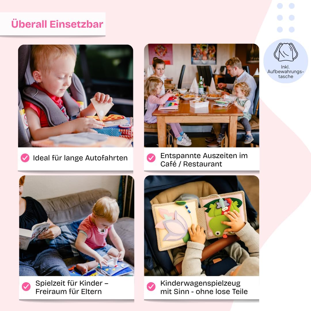 Mini Quiet Book Montessori Spielzeug