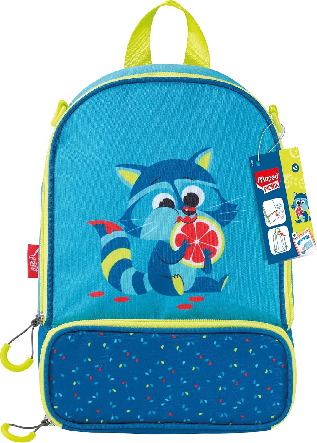 Waschbär-Lunchtasche, Blau