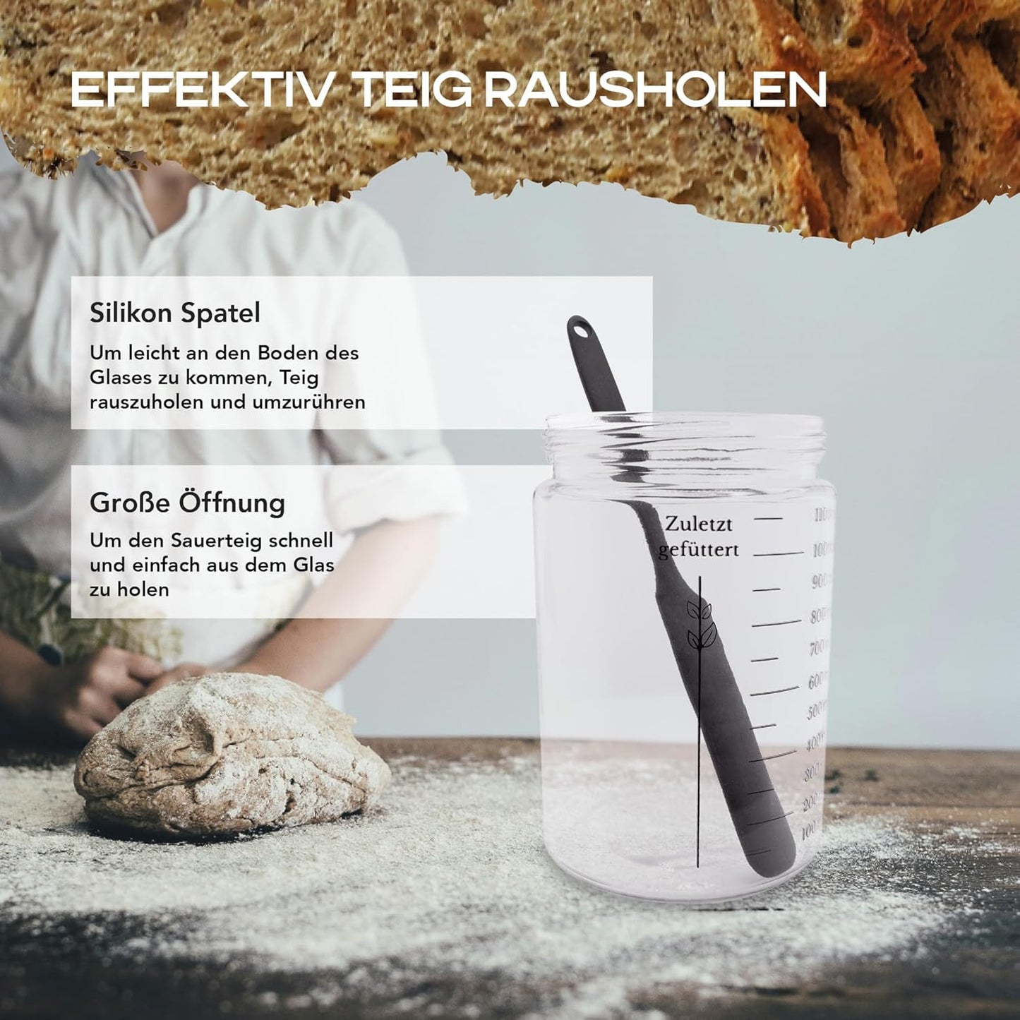 2er-Set Sauerteig Starter, 714 g (2er Pack)