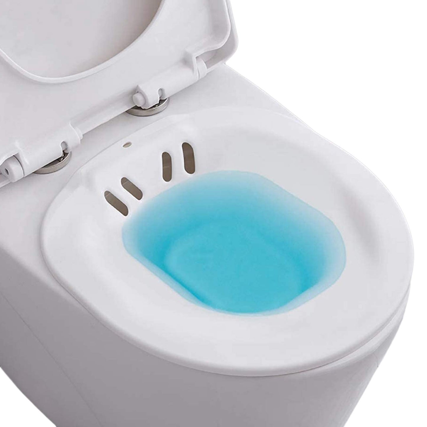 Tragbares Sitzbad für Toiletten, 2,2 Liter, Weiss