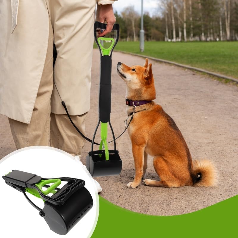 Hundekotschaufel mit langem Griff, 80 cm