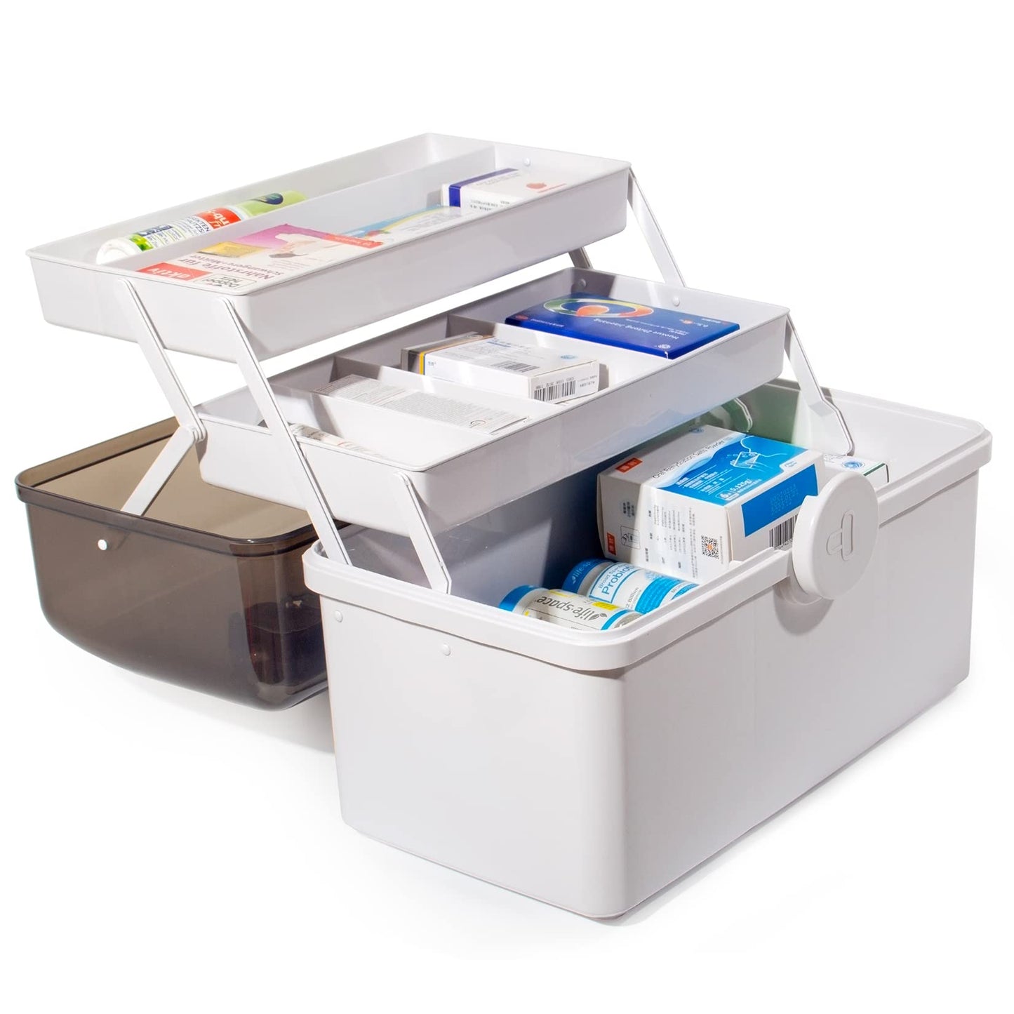 Medikamenten-Aufbewahrungsbox, Weiss-39cm