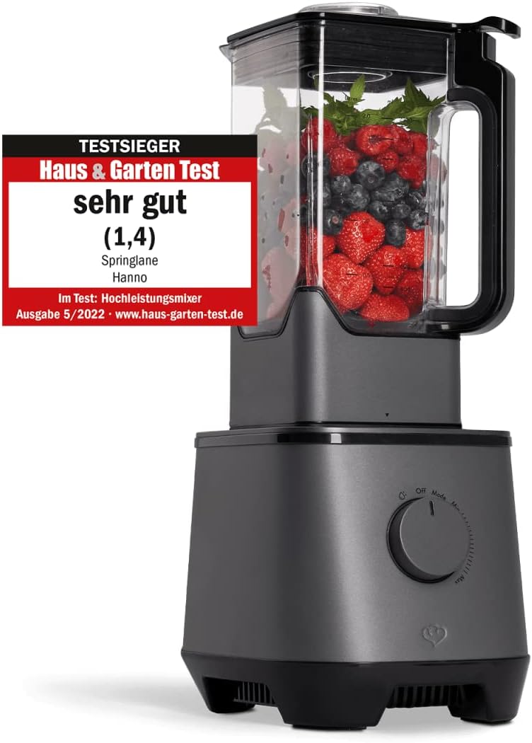 Hochleistungsmixer Hanno mit Selbstreinigung, Anthrazit