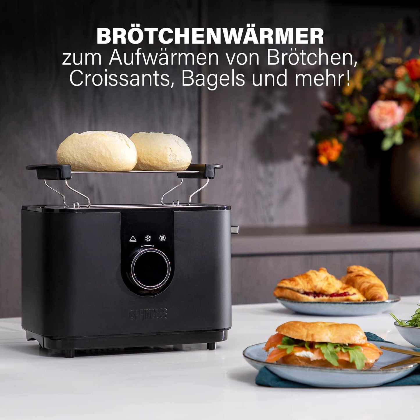 Toaster Moments mit LED-Anzeige, Toaster