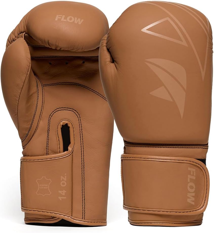 Boxhandschuhe, Mattbraun 12 oz