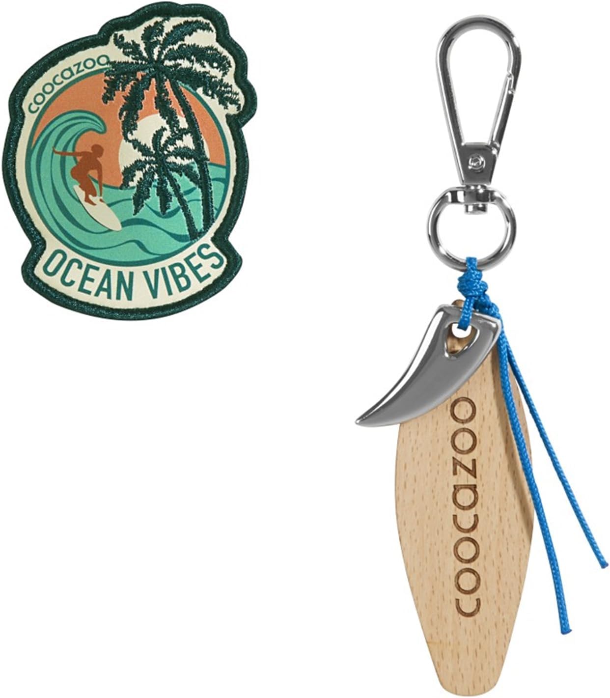 Schulrucksack-Set MATE (3-teilig) mit Mäppchen, Breaking Waves - Blau