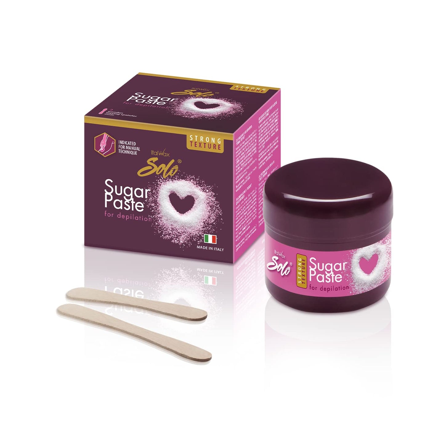 Solo Zuckerpaste Wax Kit für Haarentfernung, Strong, Strong