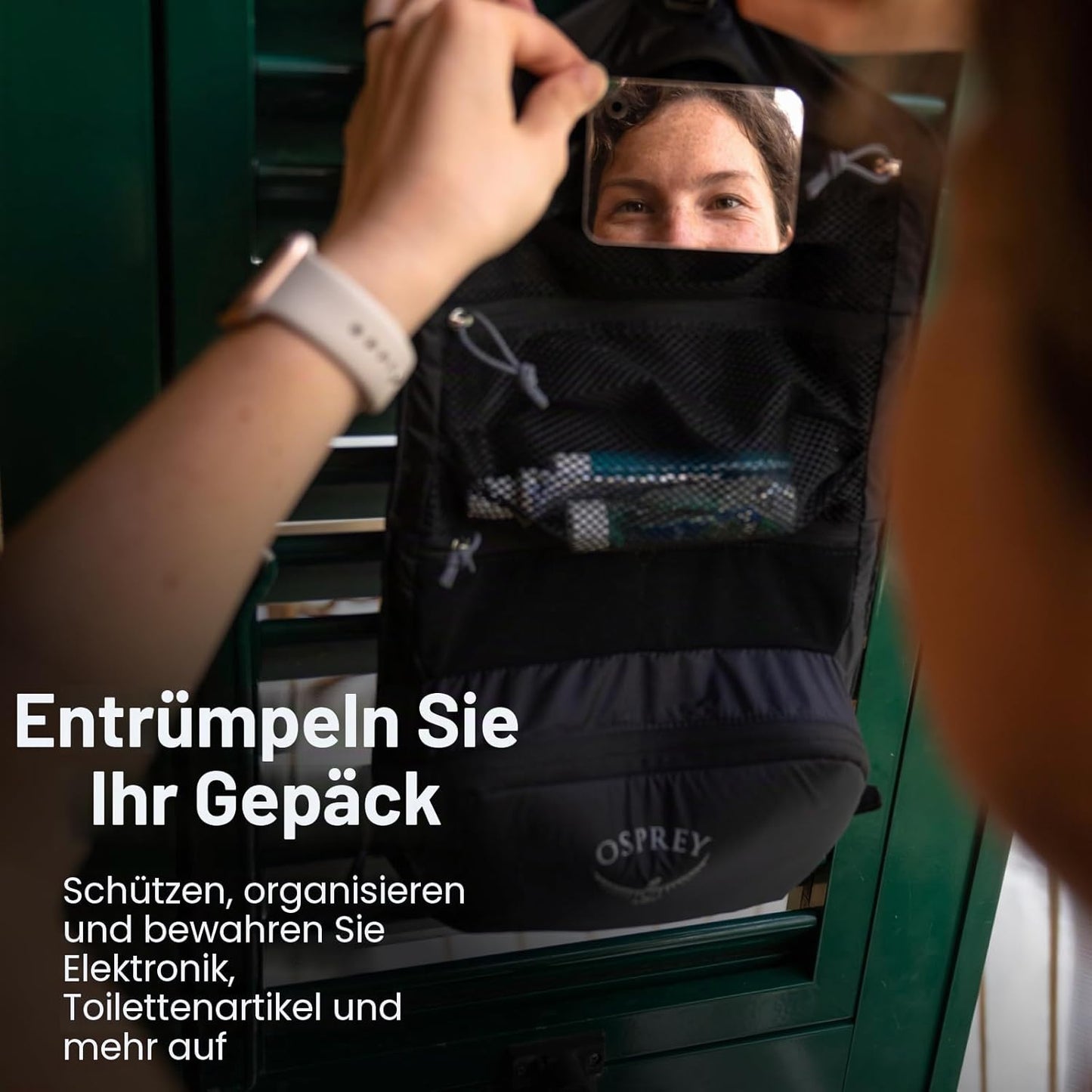 Ultralight Roll-Organizer für Reisen, Blau