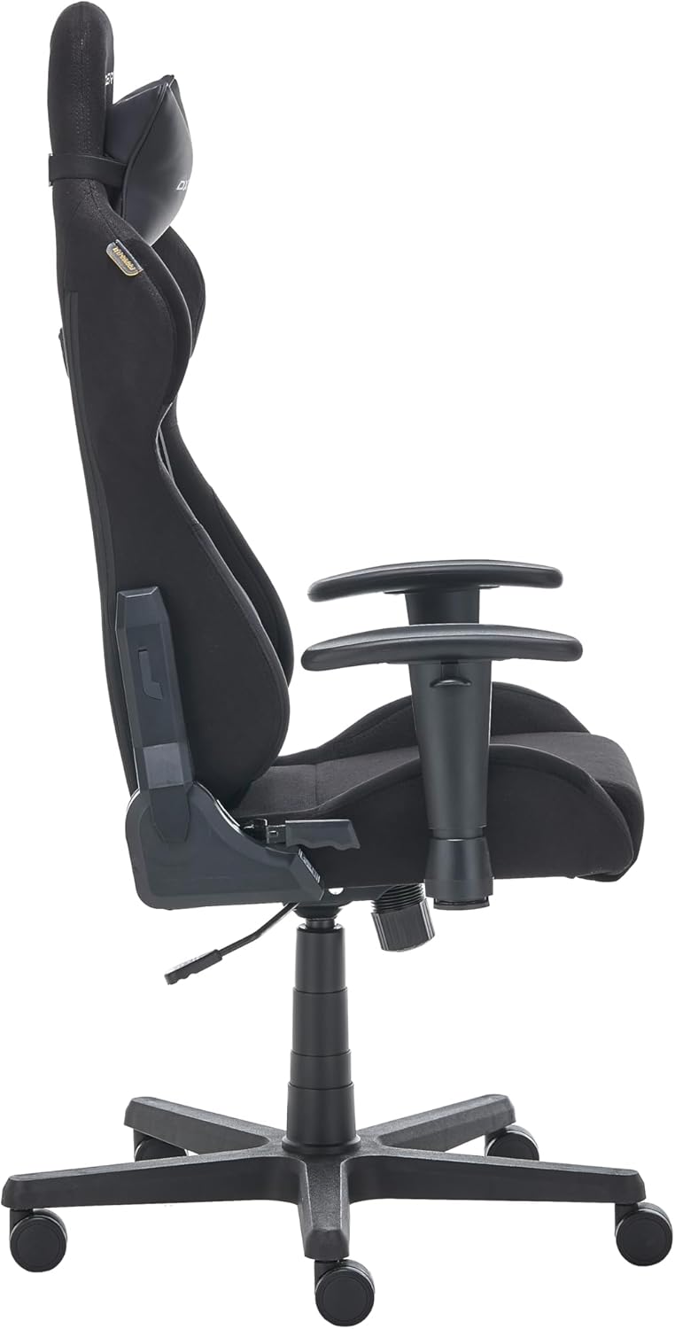 Ergonomischer Gaming-/Bürostuhl mit Wippfunktion, DXRacer FORMULA Schwarz Standardlieferung