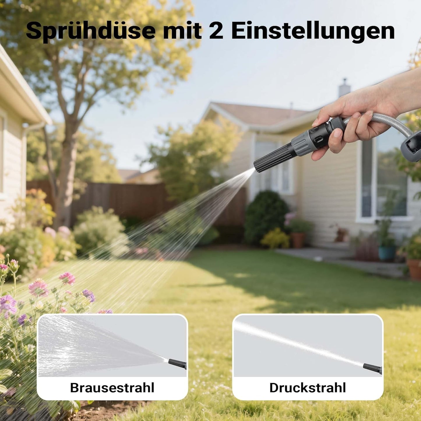 Schlauchtrommel mit Aufrollautomatik, 20m